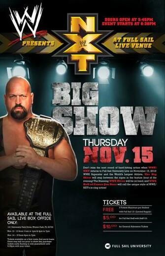 Wwe Nxt Live Event Full Sail University