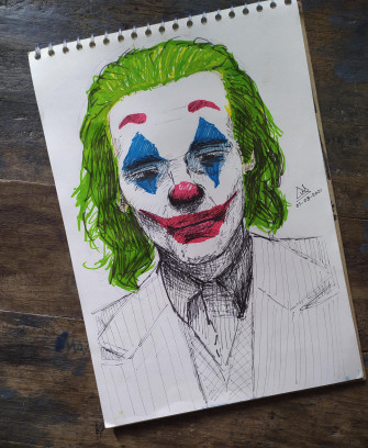 Joker Drawing Wallpaper
