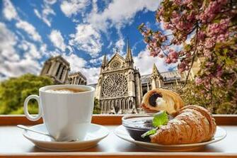 Image Paris Cathedral France Notre Dame Spring