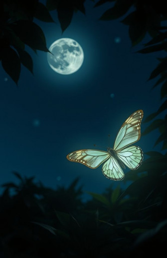Night Butterfly Wallpaper