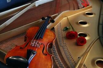 Violin Piano Wallpaper Inside The By Nateeboy68