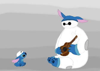 Baymax And Stitch By Shadowblackcat1000