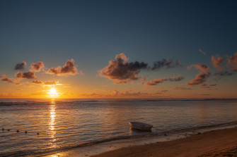 Boat Sea Beach Sunset 5k Wallpaper HD Nature 4k