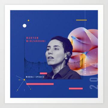 Beyond Curie Maryam Mirzakhani Art Print By Alonglastname Society6