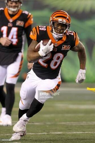 News Photo Joe Mixon Of The Cincinnati Bengals Runs With