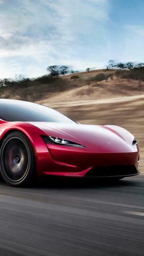 New Tesla Roadster Wallpaper Mobile Tkg