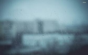 Rainy Window Wallpaper