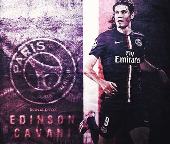 Edinson Cavani Psg By Ronaldvqz