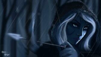 Wallpaper Traxex Drow Ranger Dota Tablet