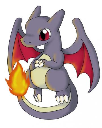 Chibi Shiny Charizard Pok Mon Pokemon Cute