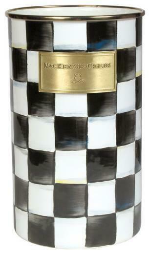 Courtly Check Enamel Utensil Holder Mackenzie Childs Eclectic