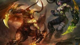 Wallpaper Demon Hunter World Of Warcraft X