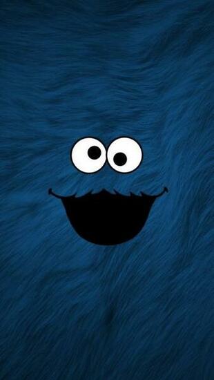 Cookie Monster iPhone Wallpaper