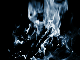 Gray Blue Flame Background Background For