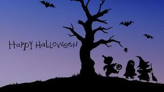 Trick Or Treaters Happy Halloween Full HD Wallpaper