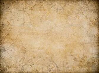 Aged Treasure Map Background With Compass Stock Photo