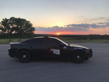 Ok Highway Patrol Dps On Just Another Sunset Over The