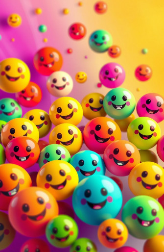 Smiley Ball Wallpaper