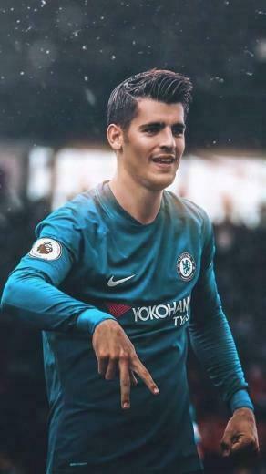 Chelsea And Spain Alvaro Morata Footballers Soccer