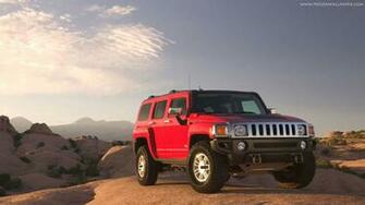 Pink Hummer H3 Wallpaper Image