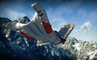 Sports Skydiving Extreme Parachute Wingsuit Wallpaper