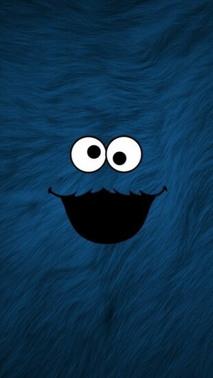Cookie Monster iPhone Wallpaper