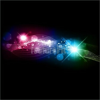 Abstract Neon Glowing Background