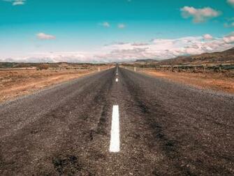Wallpaper Road Marking Distance Pocket