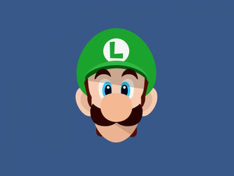 Dribbble Flat Luigi Wallpaper By Pietro Schirano