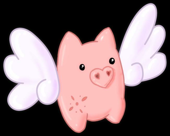 Cute Pig By Elik Chan