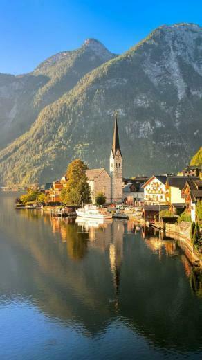 Wallpaper Hallstatt Gmunden Austria Europe Tourism Travel