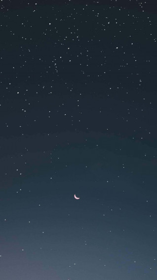 Moon And Stars iPhone Wallpaper