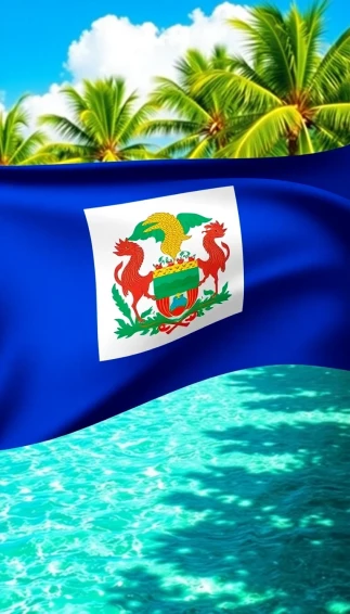 Belize Flag Wallpaper