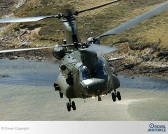 Chinook Assisting Royal Engineers
