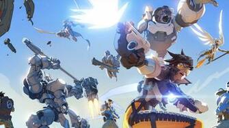 Overwatch Tracer Mercy Genji Winston