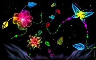 Let Your Desktop Glow With Neon Light Wallpaperdzine360