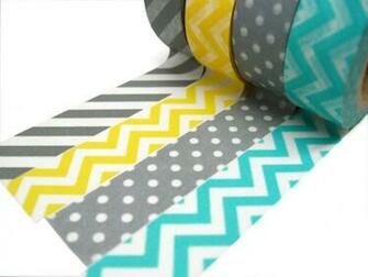 Turquoise And Gray Chevron Wallpaper Stripes Yellow