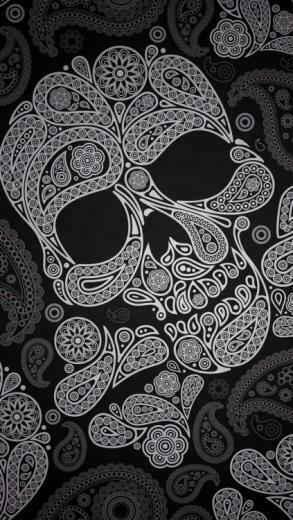 Black Skull Wallpaper