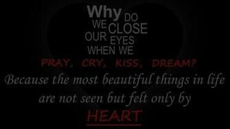 Quotes Text Typography Hearts Life Wallpaper