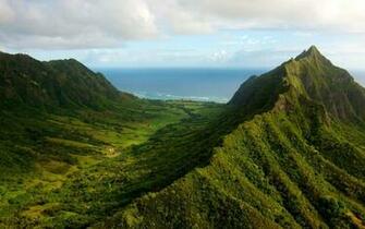 Green Mountain Widescreen HD Wallpaper