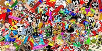 Go Back Gallery For Sticker Bomb Wallpaper