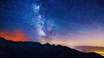 Starry Night Sky Wallpaper HD Desktop