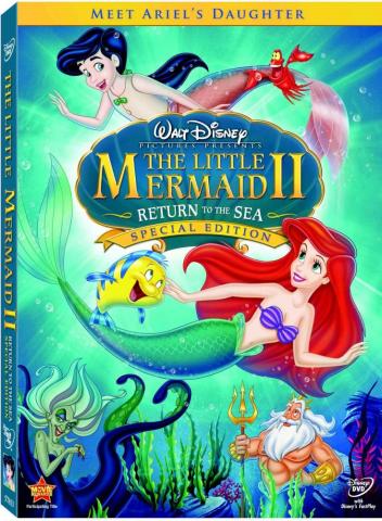 The Little Mermaid Ii Return To Sea Dvd Cover Walt Disney