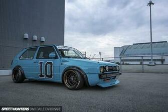 Volkswagen Golf Mk2 Tuning Race Racing Wallpaper
