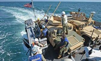 Landing Craft Utilities Transporting Easy During Talisman Sabre