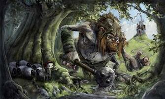 Troll Fantasy Wallpaper Wallpaperin4k Net