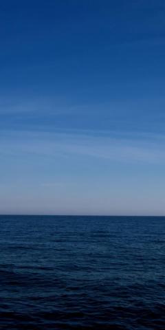 Blue Sunny Day Baltic Sea Calm Wallpaper