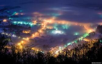 Winter Night Wallpaper