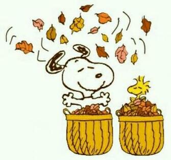 Snoopy Fall Thanksgiving