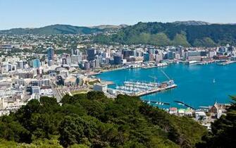 Cityscape New Zealand Wellington Coast